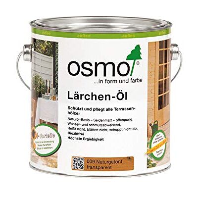 Osmo 009 Huile de mélèze teinte naturelle 2,5 l - Publicité Osmo 009 Huile de mélèze teinte naturelle 2,5 l - Publicité