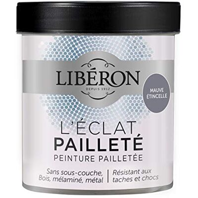 Liberon - L'Éclat Pailleté Mauve Étain - Publicité Liberon - L'Éclat Pailleté Mauve Étain - Publicité