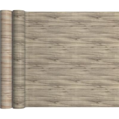 ANRO Revêtement de sol en PVC en rouleau Vinyle aspect bois gris 140 cm de largeur 240 x 140 cm - Publicité ANRO Revêtement de sol en PVC en rouleau Vinyle aspect bois gris 140 cm de largeur 240 x 140 cm - Publicité