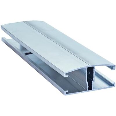 MCCOVER Profil et capot de jonction vissables couverture polycarbonate Aluminium, ep.10/16/32 mm, L.3,5 m - Publicité MCCOVER Profil et capot de jonction vissables couverture polycarbonate Aluminium, ep.10/16/32 mm, L.3,5 m - Publicité