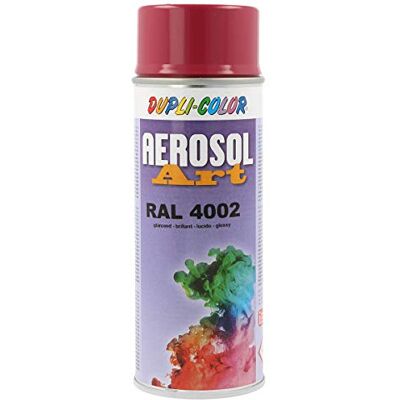 DUPLI-COLOR Duplicolor 732980 Spray Aérosol Art RAL 4002, Brillant, 400 ML - Publicité DUPLI-COLOR Duplicolor 732980 Spray Aérosol Art RAL 4002, Brillant, 400 ML - Publicité