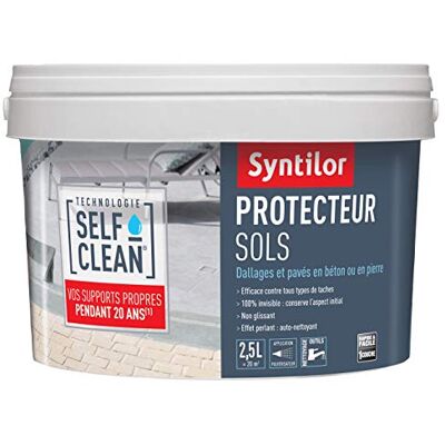 Syntilor Protecteur Sols Self Clean Incolore 2,5L - Publicité Syntilor Protecteur Sols Self Clean Incolore 2,5L - Publicité