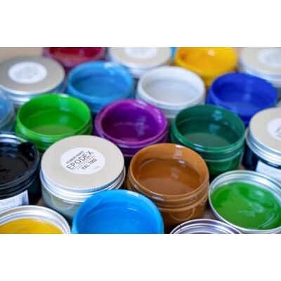 EPODEX ® Pâte de couleur RAL Pour résines époxy Réduction de quantité - Publicité EPODEX ® Pâte de couleur RAL Pour résines époxy Réduction de quantité - Publicité