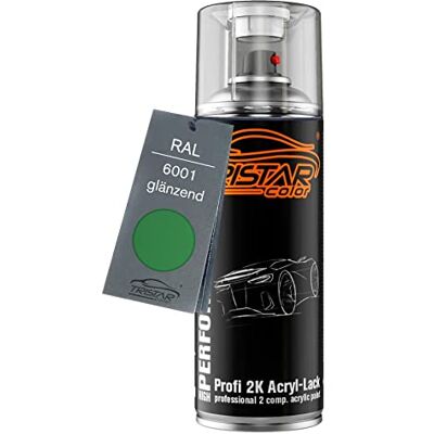 TRISTARcolor RAL 6001 Smaragdgrün brillant Bombe de peinture acrylique 2K aérosol peinture à vaporiser peinture à pulvériser 400 ml séchage rapide - Publicité TRISTARcolor RAL 6001 Smaragdgrün brillant Bombe de peinture acrylique 2K aérosol peinture à vaporiser peinture à pulvériser 400 ml séchage rapide - Publicité