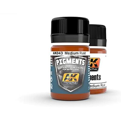 AK Interactive AK Pigment AK043 MEDIUM RUST (35ml) - Publicité AK Interactive AK Pigment AK043 MEDIUM RUST (35ml) - Publicité