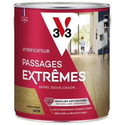 V33 Chêne moyen Vitrificateur - Intérieur - Publicité V33 Chêne moyen Vitrificateur - Intérieur - Publicité
