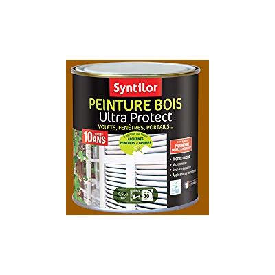 Syntilor Peinture Bois Ultra Protect Châtaignier Satiné RAL 8003 0,5L - Publicité Syntilor Peinture Bois Ultra Protect Châtaignier Satiné RAL 8003 0,5L - Publicité