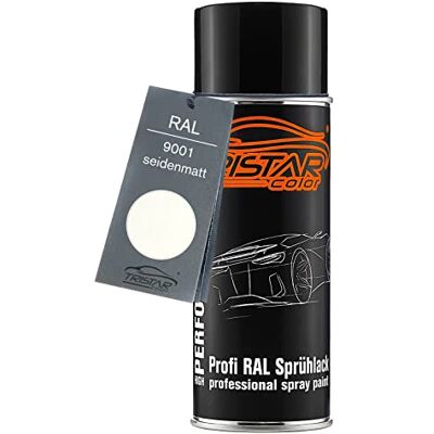 TRISTARcolor RAL 9001 Cremeweiss mat satiné, bombe de peinture bombe aérosol 400 ml, à séchage rapide - Publicité TRISTARcolor RAL 9001 Cremeweiss mat satiné, bombe de peinture bombe aérosol 400 ml, à séchage rapide - Publicité
