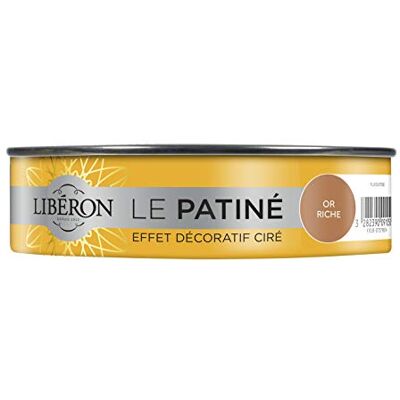 Libéron Peinture décorative, Le patiné, Or riche, 150 ML - Publicité Libéron Peinture décorative, Le patiné, Or riche, 150 ML - Publicité