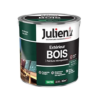 JULIEN - RAL 6005 Satin - Basque Green - 2.5L - Paint - Publicité JULIEN - RAL 6005 Satin - Basque Green - 2.5L - Paint - Publicité