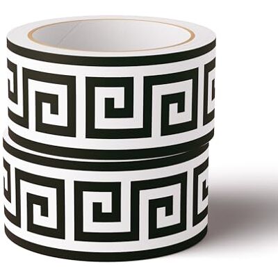 VisitRyl Frise Murale Autocollante Wanzi Noir A 12cm X 500cm Adhésive Réutilisable pour Décoration Intérieure Facile à Poser - Publicité VisitRyl Frise Murale Autocollante Wanzi Noir A 12cm X 500cm Adhésive Réutilisable pour Décoration Intérieure Facile à Poser - Publicité