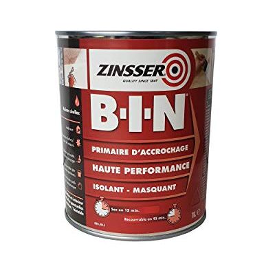 Rust-Oleum Primaire blanc d’accrochage, d’isolation et de blocage des taches, à base de résine shellac pigmentée en phase solvant (1L) - Publicité Rust-Oleum Primaire blanc d’accrochage, d’isolation et de blocage des taches, à base de résine shellac pigmentée en phase solvant (1L) - Publicité