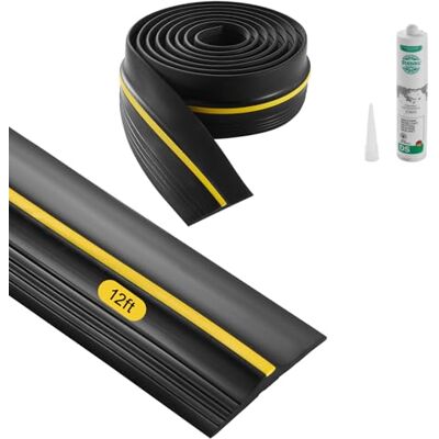 VEVOR Joint de porte de garage, 3,6 m, seuil d'étanchéité universel pour bas de porte de garage, bande résistante aux intempéries, avec adhésif, remplacement de coupe-froid en PVC épais amélioré, noir - Publicité VEVOR Joint de porte de garage, 3,6 m, seuil d'étanchéité universel pour bas de porte de garage, bande résistante aux intempéries, avec adhésif, remplacement de coupe-froid en PVC épais amélioré, noir - Publicité