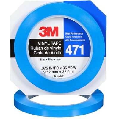 3M Ruban adhésif en vinyle 471, 3/8" x 36 m - Publicité 3M Ruban adhésif en vinyle 471, 3/8" x 36 m - Publicité