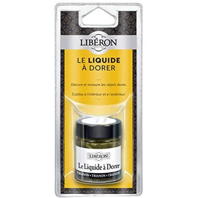 Libéron Liquide à dorer Aspect de la dorure à la feuille, Trianon, 30mL - Publicité Libéron Liquide à dorer Aspect de la dorure à la feuille, Trianon, 30mL - Publicité
