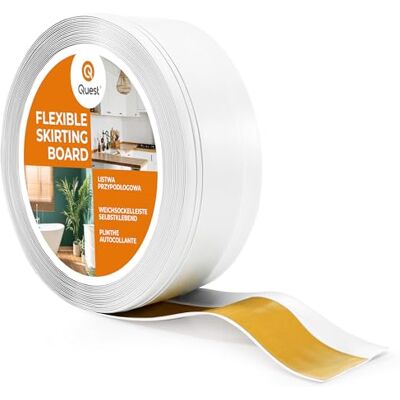 Garmin Plinthe souple autocollante avec rainures 50 mm x 20 mm Socle en PVC, plinthe pliable pour cuisine, salle de bain, mur, sol Décoratif, résistant aux UV 5 mètres, Blanc - Publicité Garmin Plinthe souple autocollante avec rainures 50 mm x 20 mm Socle en PVC, plinthe pliable pour cuisine, salle de bain, mur, sol Décoratif, résistant aux UV 5 mètres, Blanc - Publicité