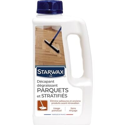 Starwax 1L Dégraissant pour Parquets et Stratifiés - Nettoyant pour Sols - Publicité Starwax 1L Dégraissant pour Parquets et Stratifiés - Nettoyant pour Sols - Publicité