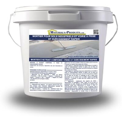 MATPRO Mortier pour Sols Industriels et Voiries Prise et Durcissement Rapide Réparation de Chaussées et Dalles Béton Circulable dès 4 Heures 12.5Kg - Publicité MATPRO Mortier pour Sols Industriels et Voiries Prise et Durcissement Rapide Réparation de Chaussées et Dalles Béton Circulable dès 4 Heures 12.5Kg - Publicité