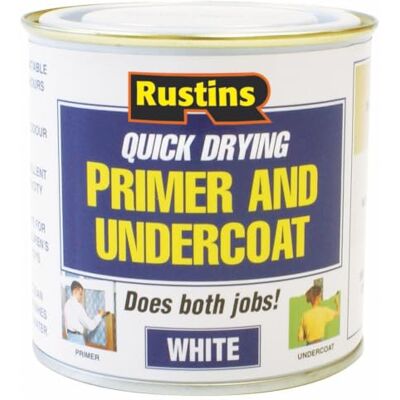 Rustins Primer et Sous-couche Blanc - 250ml - primer and undercoat - Publicité Rustins Primer et Sous-couche Blanc - 250ml - primer and undercoat - Publicité