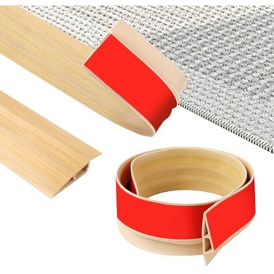 ztowoto 100cm PVC Barre De Seuil,Flexible Seuil De Porte Adhesif AntidéRapant, Moquette Transition de Seuil Pour RevêTement De Sol,Portes, Carrelage,Bois (Largeur:7cm-Grain de bois brut-A5015) - Publicité ztowoto 100cm PVC Barre De Seuil,Flexible Seuil De Porte Adhesif AntidéRapant, Moquette Transition de Seuil Pour RevêTement De Sol,Portes, Carrelage,Bois (Largeur:7cm-Grain de bois brut-A5015) - Publicité