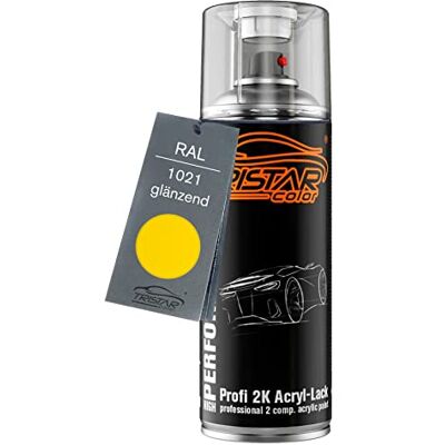 TRISTARcolor RAL 1021 Kadmiumgelb brillant Bombe de peinture acrylique 2K aérosol peinture à vaporiser peinture à pulvériser 400 ml séchage rapide - Publicité TRISTARcolor RAL 1021 Kadmiumgelb brillant Bombe de peinture acrylique 2K aérosol peinture à vaporiser peinture à pulvériser 400 ml séchage rapide - Publicité