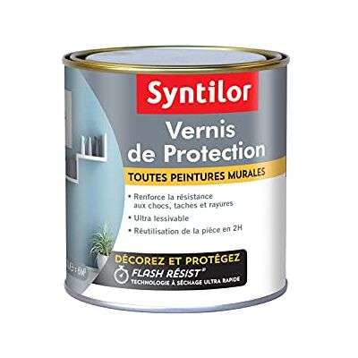 Syntilor Vernis De Protection Toutes Peintures Murales Incolore Mat 0,5L - Publicité Syntilor Vernis De Protection Toutes Peintures Murales Incolore Mat 0,5L - Publicité