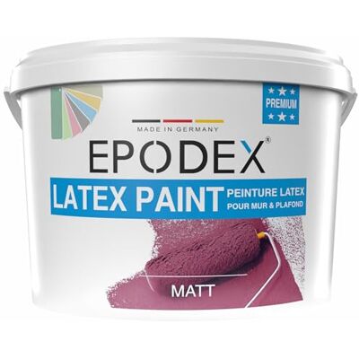 EPODEX Peinture Latex mat, Peinture Murale Mocca Pastel+ Lavable, résistante, respirante & inodore, Intérieur, 3kg (une couche sur 25m²) - Publicité EPODEX Peinture Latex mat, Peinture Murale Mocca Pastel+ Lavable, résistante, respirante & inodore, Intérieur, 3kg (une couche sur 25m²) - Publicité