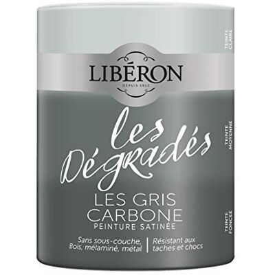 Libéron Peinture décorative, Les dégradés, Les Gris Carbone, 600ml - Publicité Libéron Peinture décorative, Les dégradés, Les Gris Carbone, 600ml - Publicité