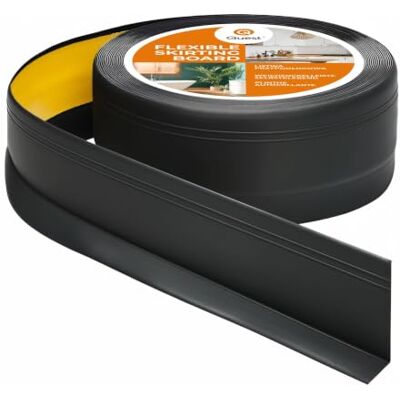 Garmin Plinthe Souple en PVC 50 x 20 mm Autoadhésive Noir, 25 m Bande de finition en PVC avec fraisages, décorative, résistante aux UV, pour cuisine, salle de bain, mur & sol - Publicité Garmin Plinthe Souple en PVC 50 x 20 mm Autoadhésive Noir, 25 m Bande de finition en PVC avec fraisages, décorative, résistante aux UV, pour cuisine, salle de bain, mur & sol - Publicité