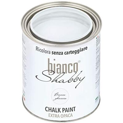BiancoShabby - Pintura tiza opaca - BiancoGhiaccio - Paint - Publicité BiancoShabby - Pintura tiza opaca - BiancoGhiaccio - Paint - Publicité