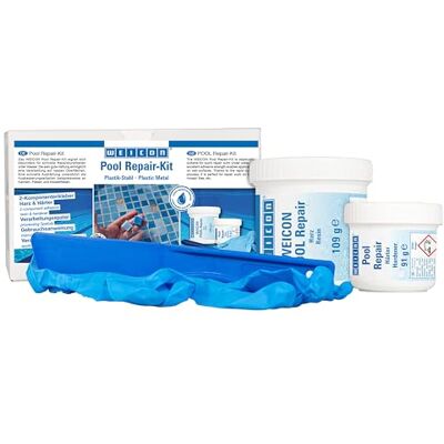 WEICON Kit de réparation pour piscine, carrelage et mosaïque Durcissement rapide même sous l'eau - Publicité WEICON Kit de réparation pour piscine, carrelage et mosaïque Durcissement rapide même sous l'eau - Publicité