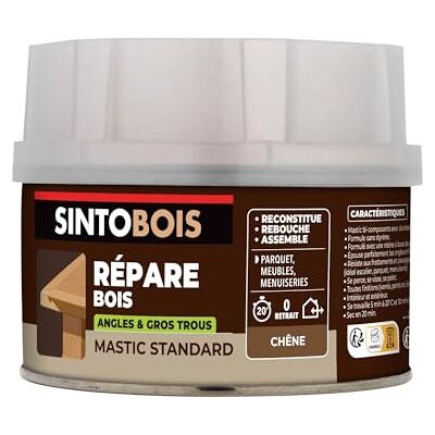 Sinto chêne 170ml Mastic bois avec durcisseur - Bois - Publicité Sinto chêne 170ml Mastic bois avec durcisseur - Bois - Publicité