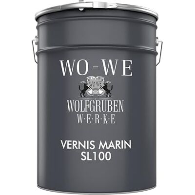 WO-WE Vernis Marin bois SL100 Ultraprotection aux Intempéries UV Satiné Vert sapin RAL 6009-5L - Publicité WO-WE Vernis Marin bois SL100 Ultraprotection aux Intempéries UV Satiné Vert sapin RAL 6009-5L - Publicité