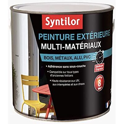Syntilor Peinture Extérieure Multi-Matériaux Rouge Basque Satiné RAL 3004 2L - Publicité Syntilor Peinture Extérieure Multi-Matériaux Rouge Basque Satiné RAL 3004 2L - Publicité