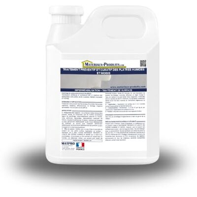 MATPRO Traitement préventif et curatif des plâtres humides et moisis 2.5 L Incolore - Publicité MATPRO Traitement préventif et curatif des plâtres humides et moisis 2.5 L Incolore - Publicité
