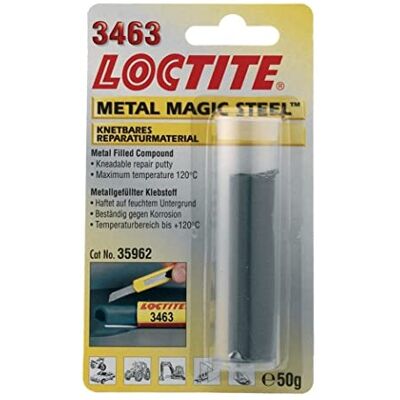 Loctite Mastic metal magic STEEL 3463 114g - Publicité Loctite Mastic metal magic STEEL 3463 114g - Publicité