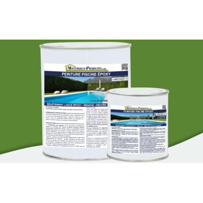 MATPRO Peinture Piscine Epoxy Sans Solvant Très Haute Adhérence sur Béton, Ciment, Enduit Application Travaux Neufs/Réparation Vert Gazon 2.5Kg - Publicité MATPRO Peinture Piscine Epoxy Sans Solvant Très Haute Adhérence sur Béton, Ciment, Enduit Application Travaux Neufs/Réparation Vert Gazon 2.5Kg - Publicité