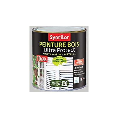 Peinture bois gris clair Syntilor - Intérieur Extérieur - Publicité Peinture bois gris clair Syntilor - Intérieur Extérieur - Publicité