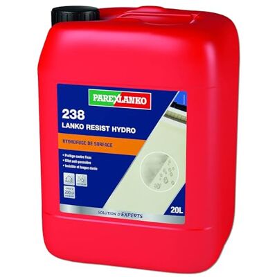 Parexlanko Hydrofuge de surface 238 Lanko Resist Hydro Protection anti-tache imperméabilisante longue durée Toiture, façade et terrasse 20L - Publicité Parexlanko Hydrofuge de surface 238 Lanko Resist Hydro Protection anti-tache imperméabilisante longue durée Toiture, façade et terrasse 20L - Publicité