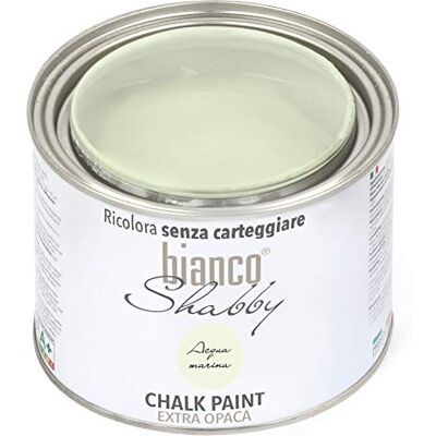 BiancoShabby - Peinture à la craie - Aqua marine 500 ml - Publicité BiancoShabby - Peinture à la craie - Aqua marine 500 ml - Publicité