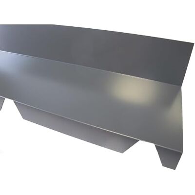 MCCOVER Faitière crantée contre mur pour bac acier 1045 Gris anthracite RAL 7016, H.120 mm, l.225 mm, L.2100mm - Publicité MCCOVER Faitière crantée contre mur pour bac acier 1045 Gris anthracite RAL 7016, H.120 mm, l.225 mm, L.2100mm - Publicité