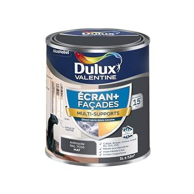 Dulux Valentine Gris Anthracite Peinture Extérieure - Peinture pour façades - Publicité Dulux Valentine Gris Anthracite Peinture Extérieure - Peinture pour façades - Publicité