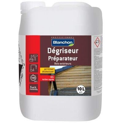 Blanchon - Exterior Wood Degreaser - 10L - Gel - Dégraissant - Publicité Blanchon - Exterior Wood Degreaser - 10L - Gel - Dégraissant - Publicité