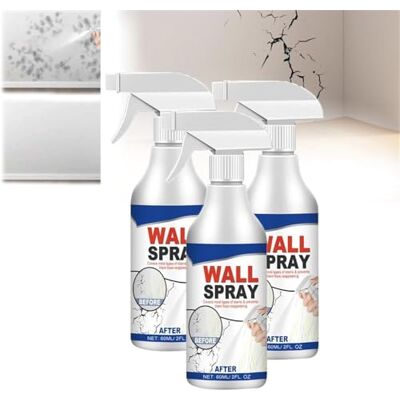 FLLUOUZH Kit de Réparation Murale Magic Wall Spray Résistant à La Poussière Et Aux Taches, Peinture de Réparation Murale Polyvalente Peinture En Aérosol pour Murs, Peinture à Base D'eau (3 Pièces) - Publicité FLLUOUZH Kit de Réparation Murale Magic Wall Spray Résistant à La Poussière Et Aux Taches, Peinture de Réparation Murale Polyvalente Peinture En Aérosol pour Murs, Peinture à Base D'eau (3 Pièces) - Publicité