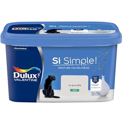 Dulux Valentine - Si Simple! - Le Gris Pâle - 2,5L - Paint - Publicité Dulux Valentine - Si Simple! - Le Gris Pâle - 2,5L - Paint - Publicité