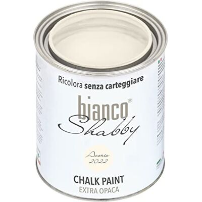 biancoShabby - Chalk Paint - Ivoire - 1 L - Paint - Publicité biancoShabby - Chalk Paint - Ivoire - 1 L - Paint - Publicité