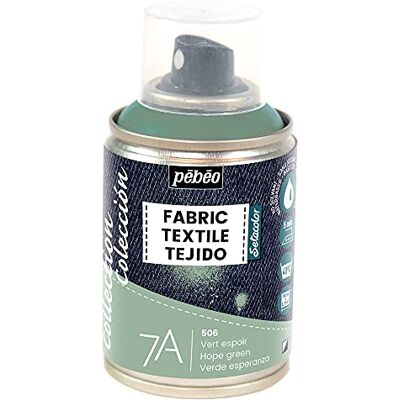 Pebeo - 7A HOPE GREEN - Vert Espoir - Fabric spray paint - Publicité Pebeo - 7A HOPE GREEN - Vert Espoir - Fabric spray paint - Publicité