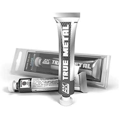 AK Interactive AK AK456 TRUE METAL DARK ALUMINIUM (20g) - Publicité AK Interactive AK AK456 TRUE METAL DARK ALUMINIUM (20g) - Publicité
