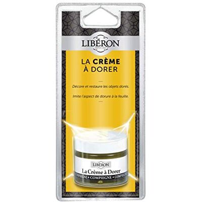 Libéron Crème à dorer Aspect de la dorure à la feuille, Compiègne, 30ml - Publicité Libéron Crème à dorer Aspect de la dorure à la feuille, Compiègne, 30ml - Publicité