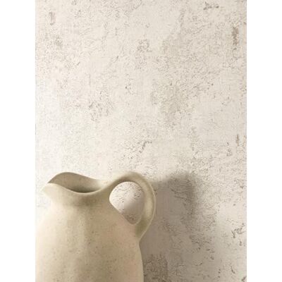 Newroom Papier Peint Intissé Crème Effet Béton Scandinave Salon Béton ciré crème-beige, structure plâtre fine craquelée, papier peint motif, décoration murale chambre, sans raccord - Publicité Newroom Papier Peint Intissé Crème Effet Béton Scandinave Salon Béton ciré crème-beige, structure plâtre fine craquelée, papier peint motif, décoration murale chambre, sans raccord - Publicité